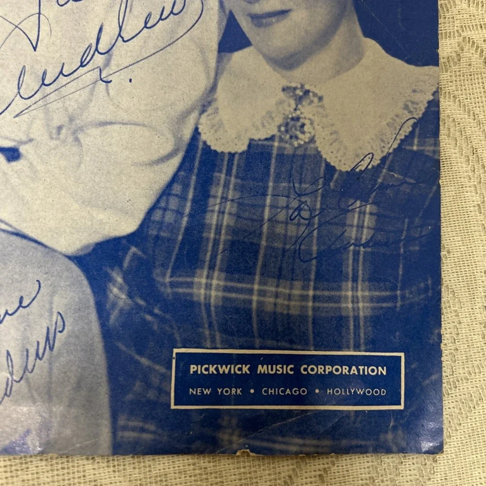 ANDREWS SISTERS SHEET MUSIC Stars are‎ the Windows of Heaven